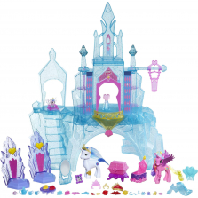 Эксклюзивный Игровой набор My Little pony "Замок Кристальной Империи с Каденс и Фларри Харт и Шайнинг Армор -ограниченный выпуск