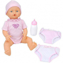You & Me Mommy Change My Diaper 14 inch Doll - Blue Eyes