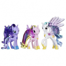 Эксклюзивный набор My Little pony - Все цвета дружбы - Party Friends коллекция Friendship Festival Принцесса Селестия, Каденс и принцесса Луна