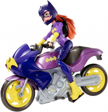Игровой набор - Кукла Бэтгерл - Batgirl -на мотобайке - Школа Супер героев -Super Hero Girls