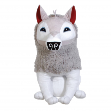 Волк из игры Animal Jam 16-inch Stuffed Arctic Wolf - White
