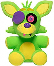 Мягкая игрушка - Foxy- Blacklight Foxy-блэклайт -зеленый - FNAF