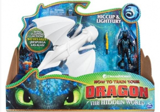 Игровой набор Дракон Белая фурия light fury Как приручить дракона 3 Скрытый мир