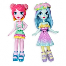 Off The Hook Style BFFs, Brooklyn & Alexis (Spring Dance), 4-inch Small Dolls with Mix and Match Fashions and Accessorie