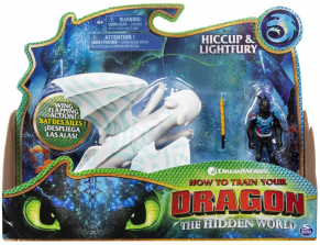 Игровой набор Дракон Белая фурия с узорами Как приручить дракона 3 Скрытый мир