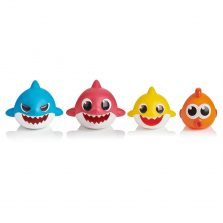 WowWee Pinkfong - Baby Shark Bath Squirt Toy - 4-pack