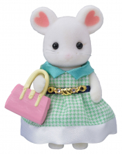 Calico Critters Town Girl Series - Marshmallow Mouse