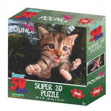 Pounce - Fuzzbucket 150 Piece Super 3D Puzzle