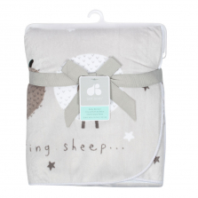 Just Born Counting Sheep Collection Plush Blanket