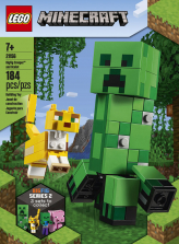 LEGO Minecraft BigFig Creeper and Ocelot 21156