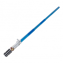 Star Wars Rey Electronic Blue Lightsaber - French Edition
