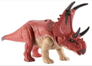 Фигурка динозавр Диаблоцератопс Diabloceratops Jurassic Evolution World Dino trackers Дикий Рев