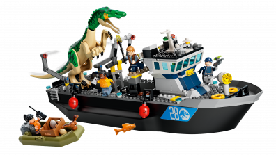 Lego Baryonyx Dinosaur Boat Escape 76942