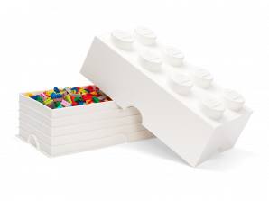 Lego 8-Stud Storage Brick – White 5006913