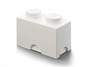 Lego 2-Stud Storage Brick – White 5006869