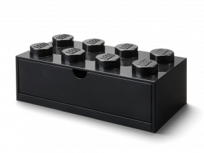 Lego 8-Stud Desk Drawer – Black 5006876
