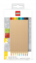 Lego 9-Pack Colored Pencil with Toppers Pack 5005148