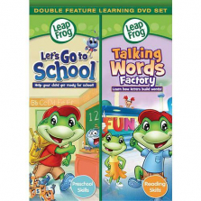 LeapFrog: Let's Go To School/Talking Words Factory Double Feature DVD