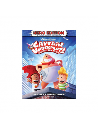 Captain Underpants: The First Epic Movie (Hero Edition) (Blu-ray +