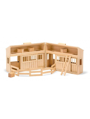 melissa and doug wooden stable