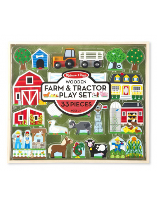 melissa and doug wooden farm