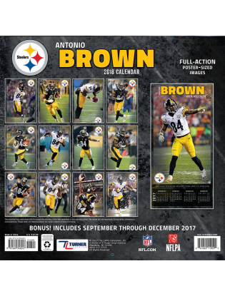 Pittsburgh Steelers 2018 Calendar