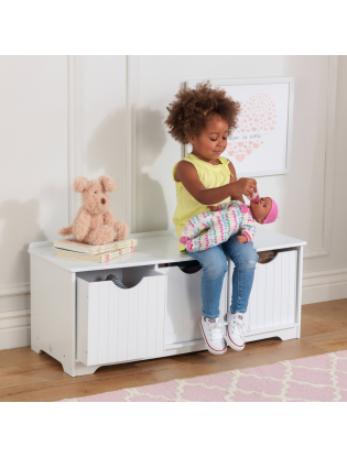 Kidkraft Nantucket Storage Bench White Igralandiya Internet Magazin Igrushek