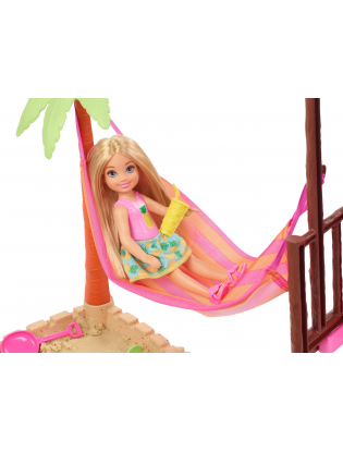 Barbie Travel Chelsea doll and Tiki Hut Playset