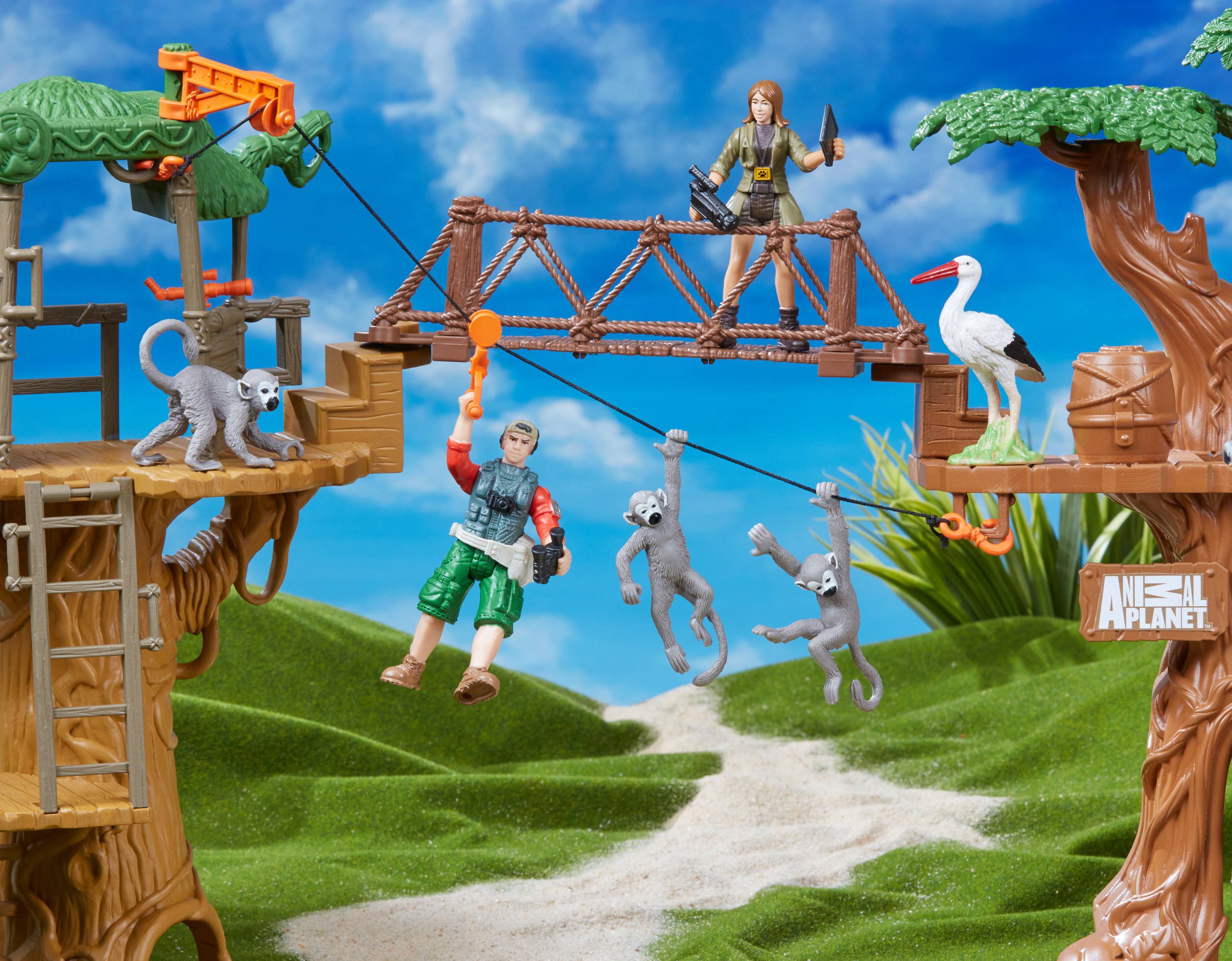 Animal Planet Safari Treehouse Playset | Играландия - интернет магазин  игрушек