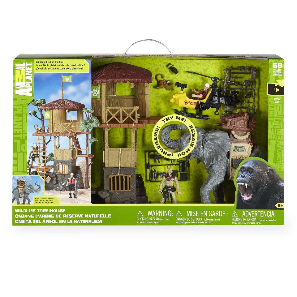 animal planet new safari treehouse playset