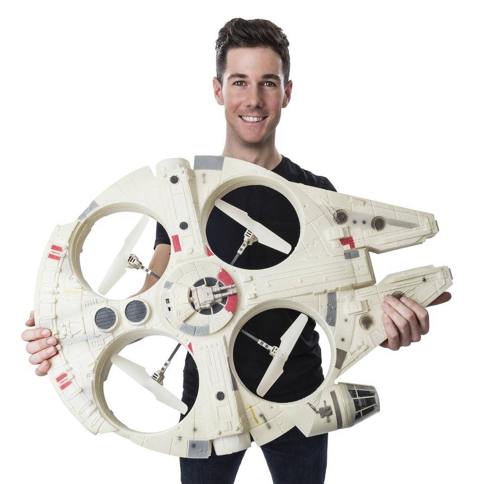 Air hogs star store wars millennium falcon xl