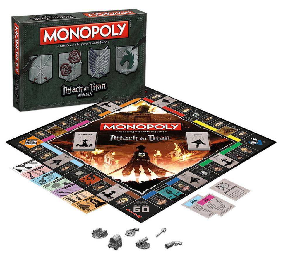 Оригинал USAopoly Monopoly(R) Attack on Titan Board Game. 