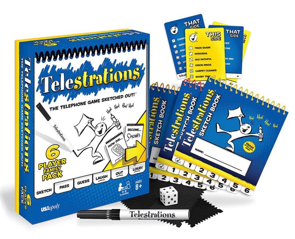 Competition book. Телестрейшнс игра. Telestrations. Telestrations 12 Player Party Pack.