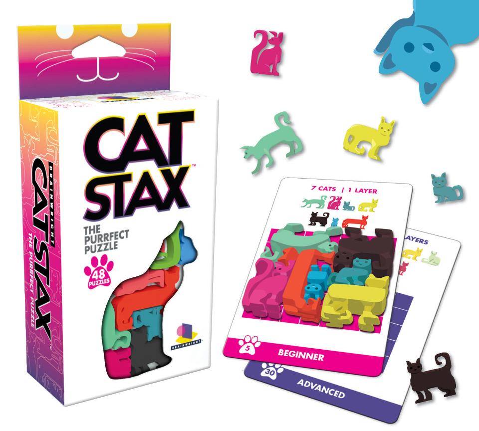 Оригинал Ceaco Cat Stax The Purrfect Puzzle. 