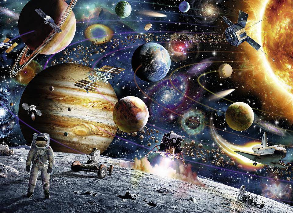 Путешествуем по вселенной. Пазл Ravensburger «открытый космос», 150 Эл.. Космическая тематика. Космическая тематика для детей.