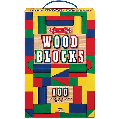 melissa & doug 100 wooden blocks