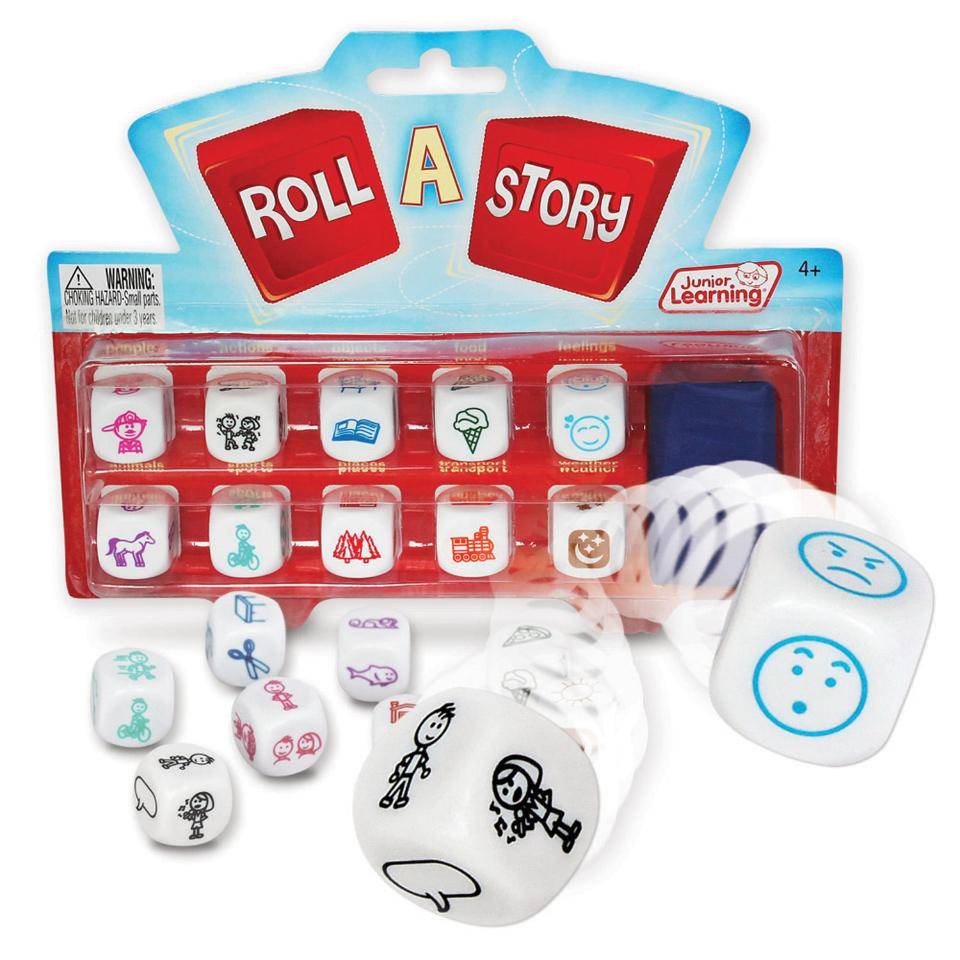 Junior Learning Roll a Story Dice Game | Играландия - интернет магазин  игрушек