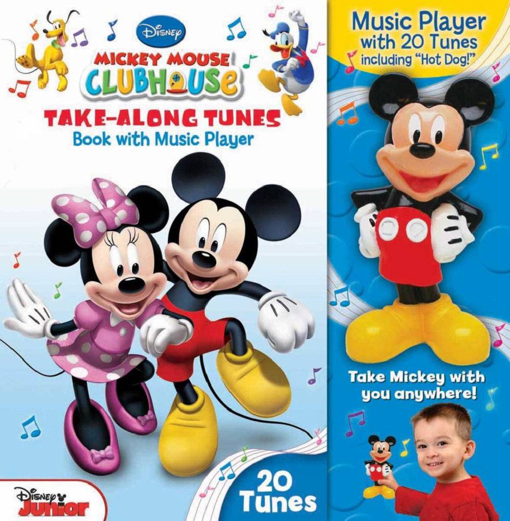 Disney Junior Mickey Mouse Clubhouse Take Along Tunes Book with Music Player