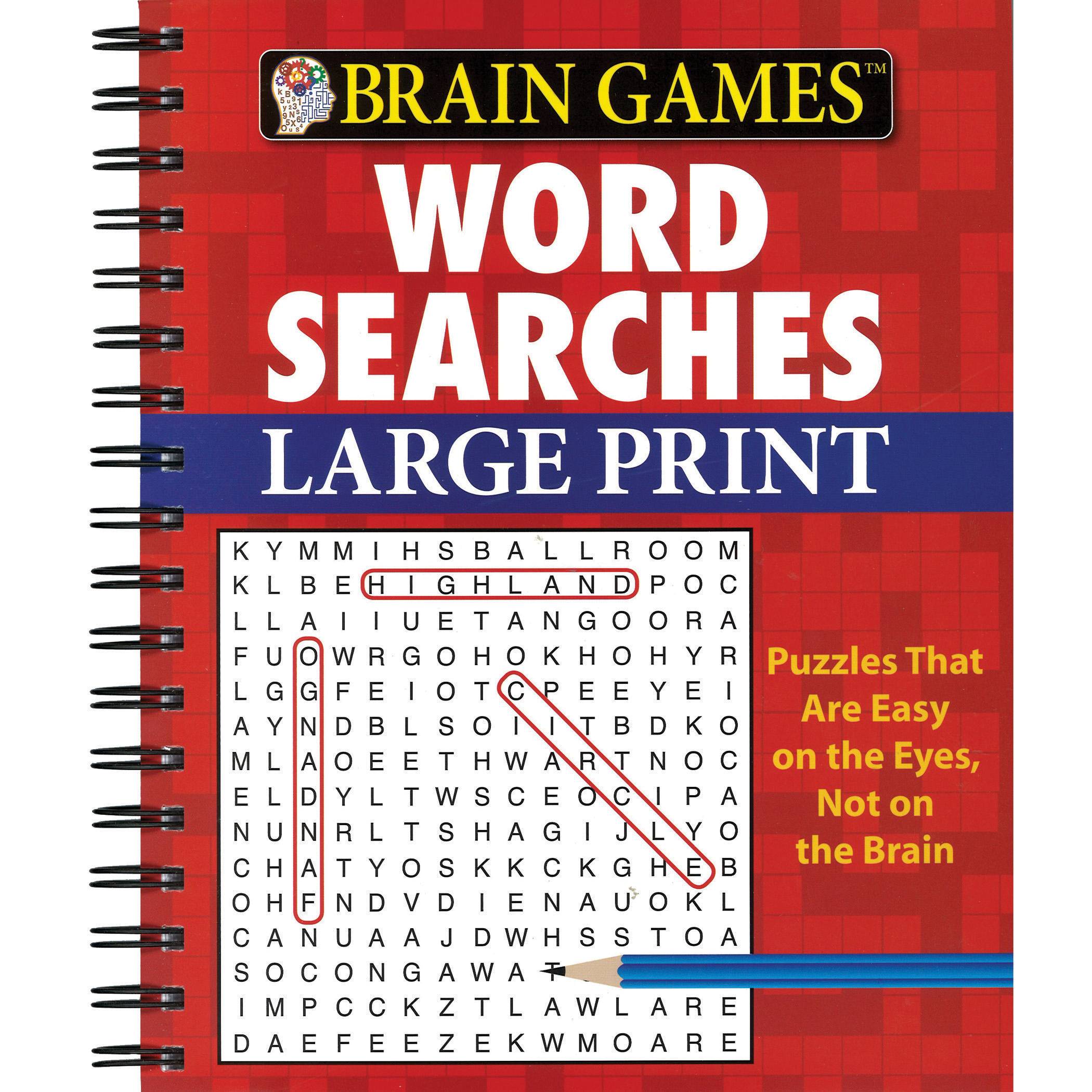 Brain Games Large Print Word Searches Puzzle Book | Играландия - интернет  магазин игрушек