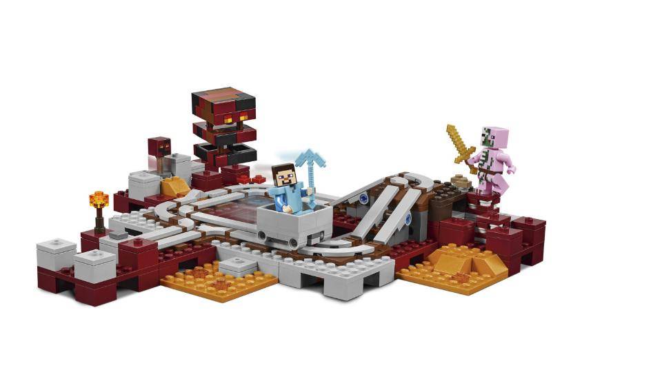 Lego minecraft the nether sales railway