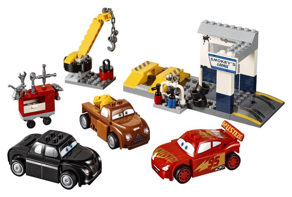 Lego juniors cars 3 smokey's garage on sale