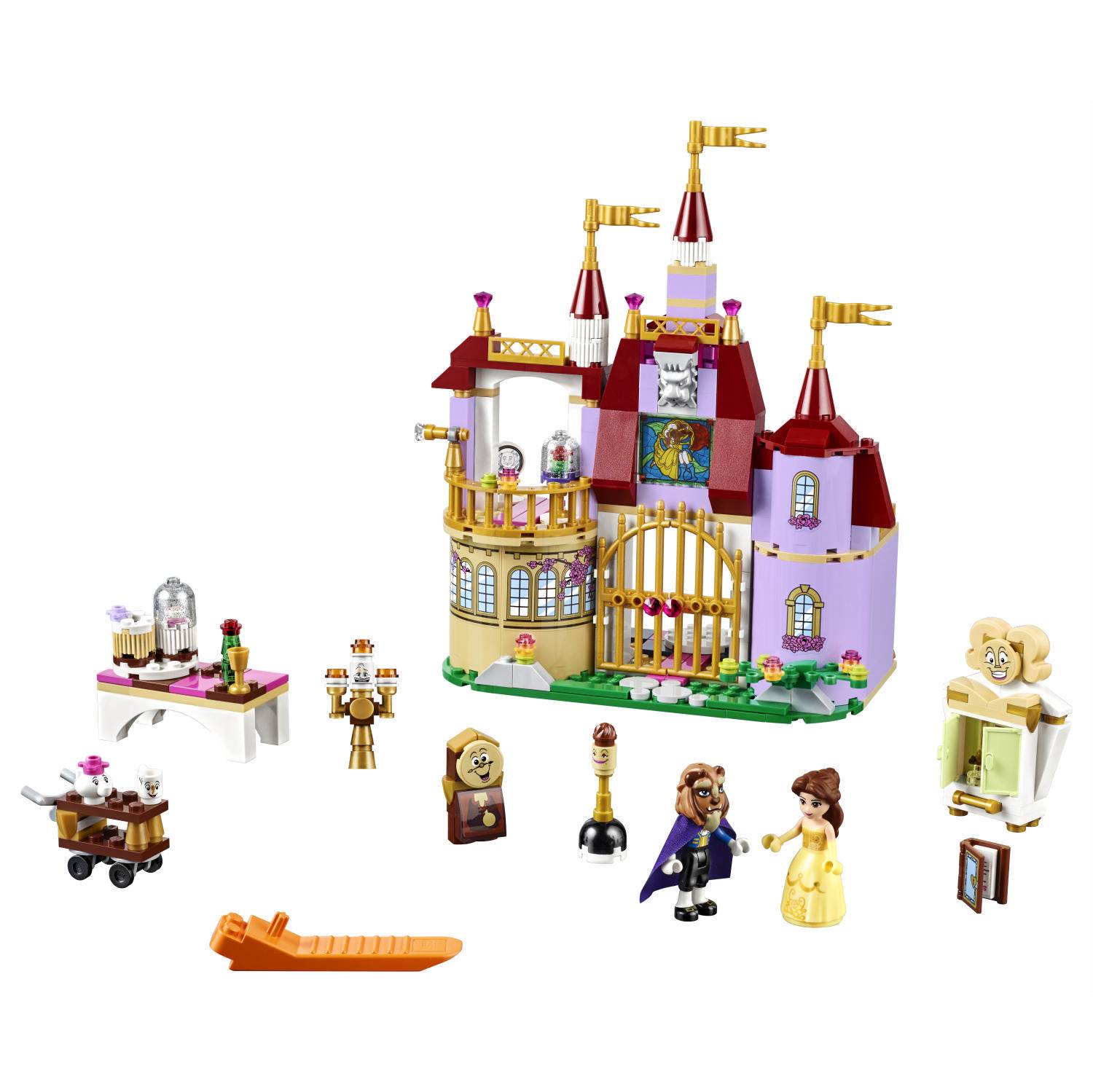 belle's enchanted castle lego set