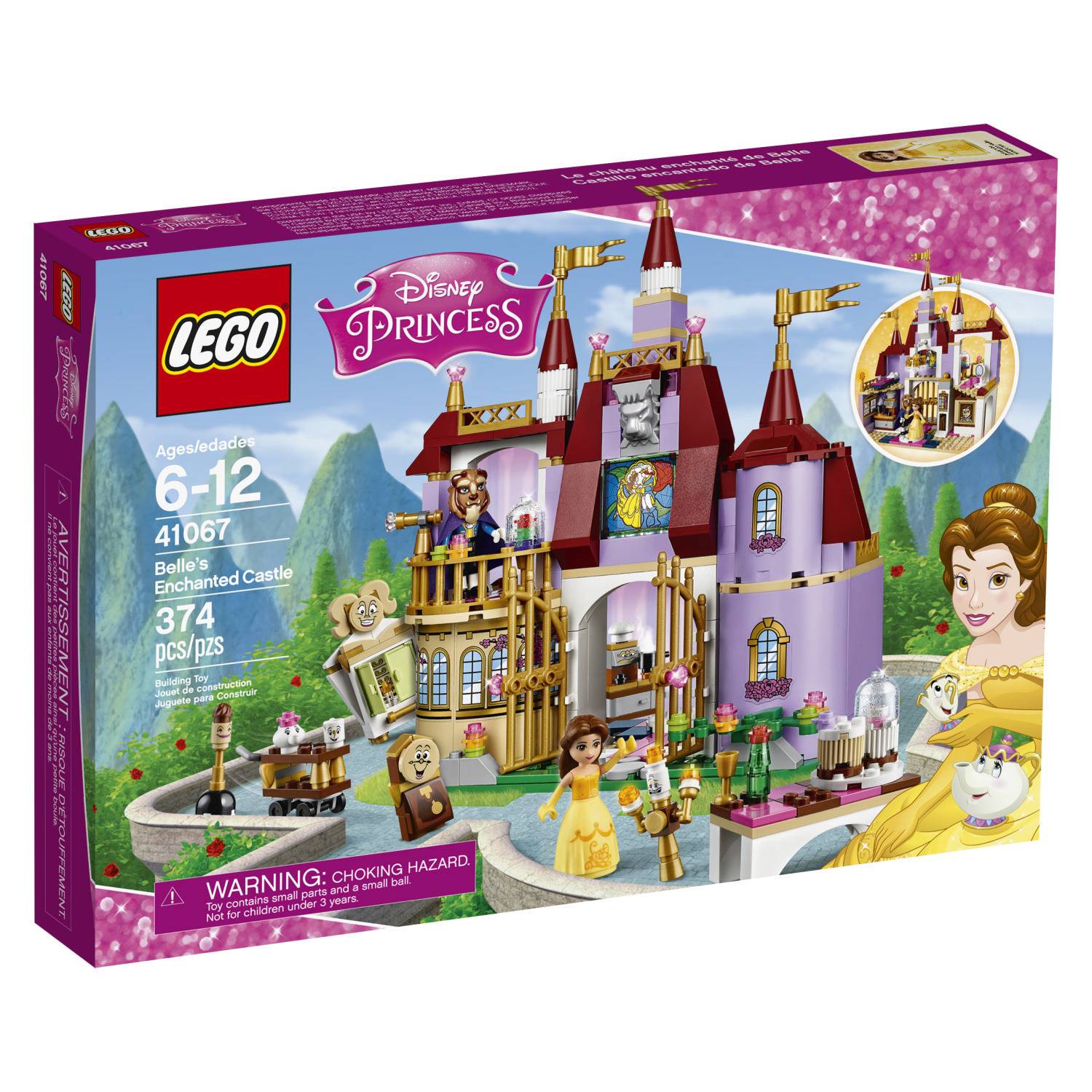 lego princess belle castle