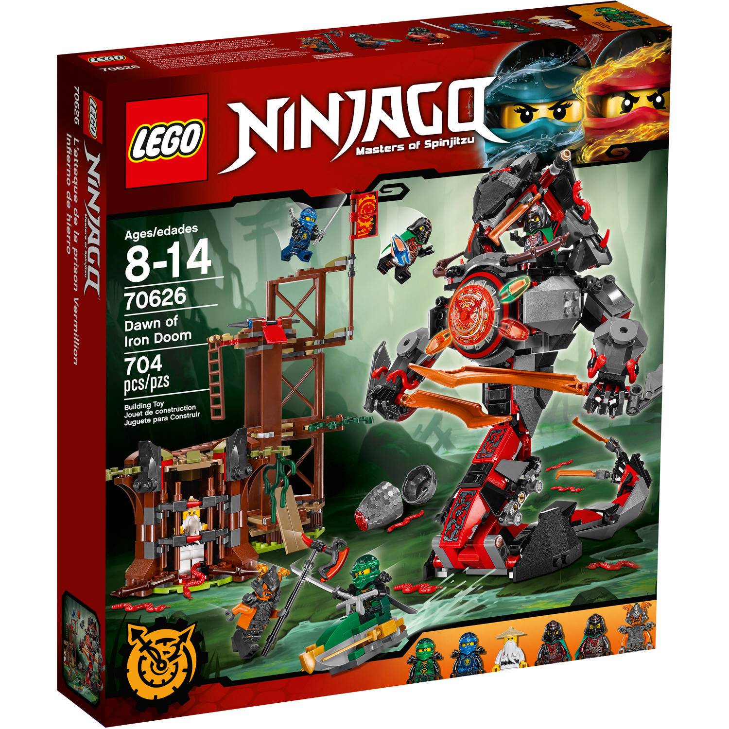 LEGO Ninjago Dawn of Iron Doom 70626