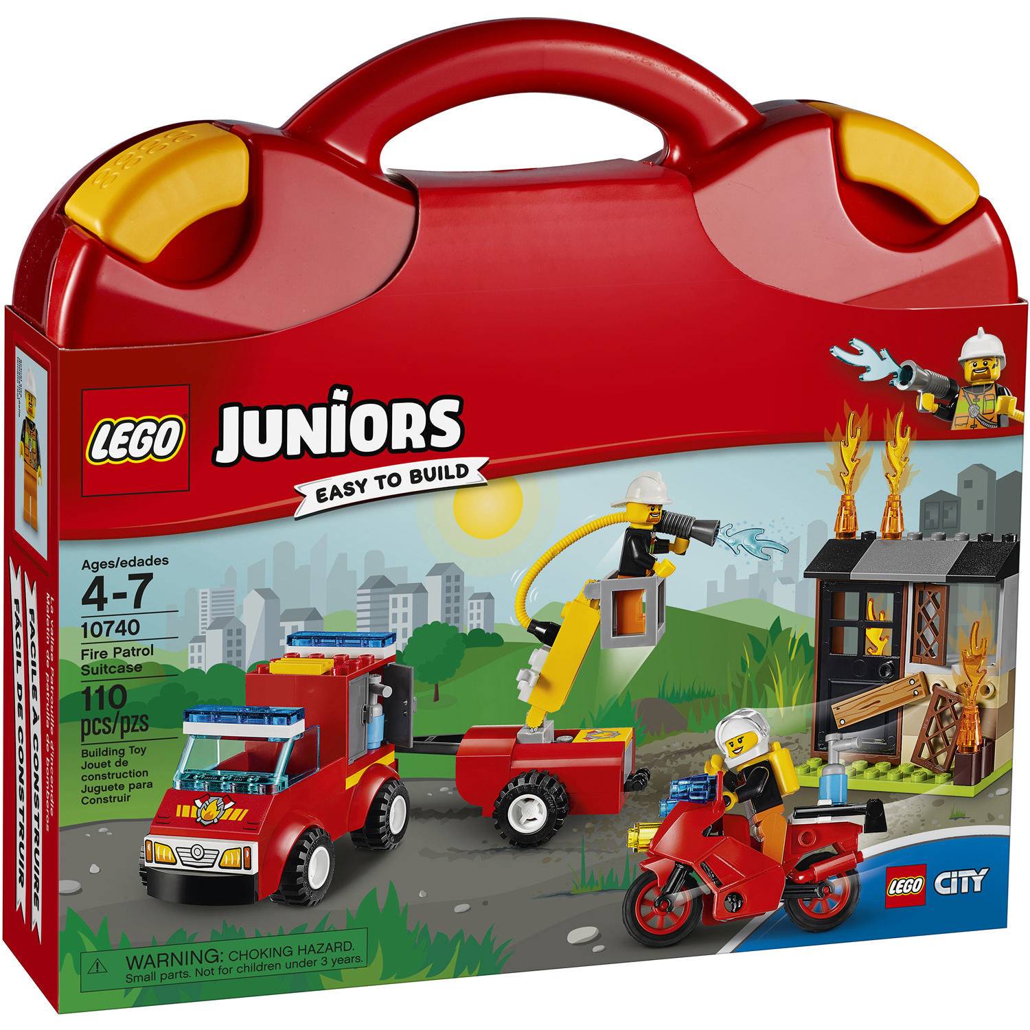 Lego juniors fire patrol suitcase on sale