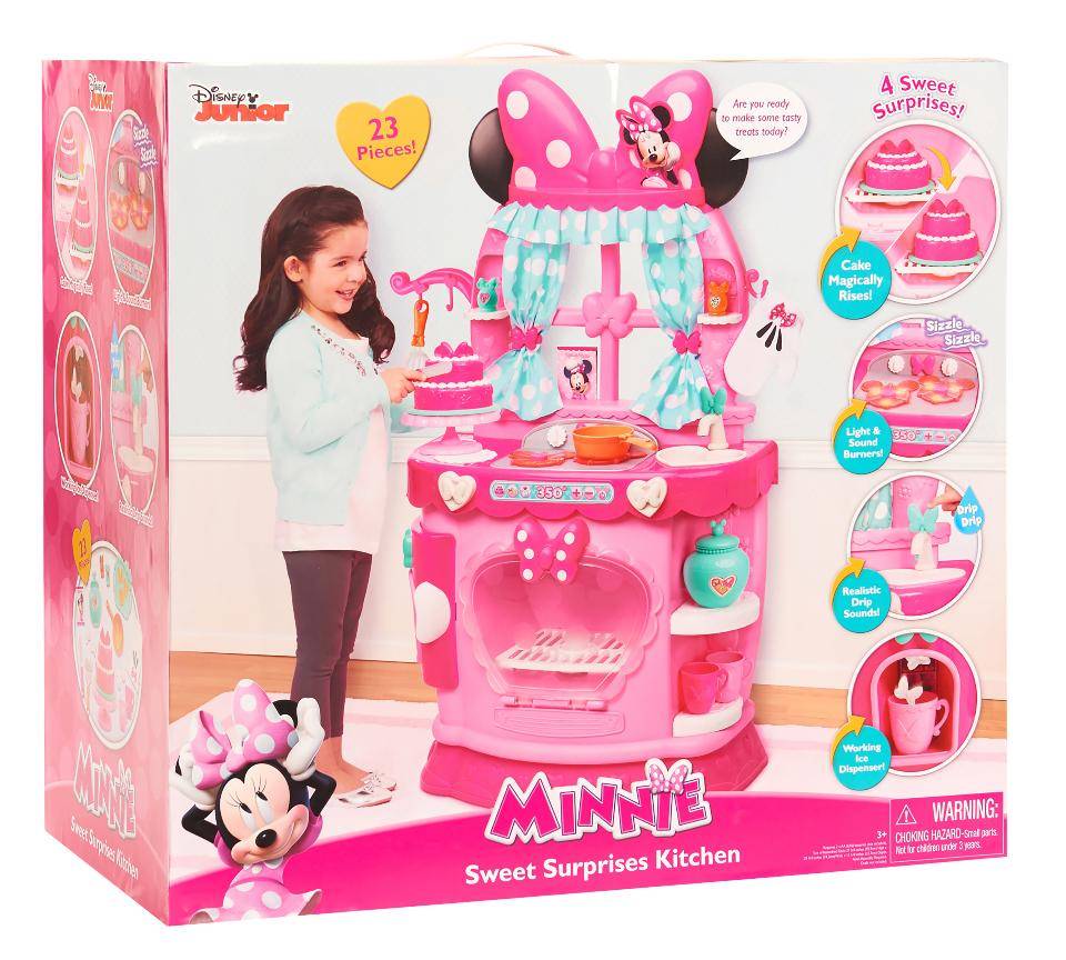 Disney Junior Minnie Sweet Surprises Kitchen Playset Pink