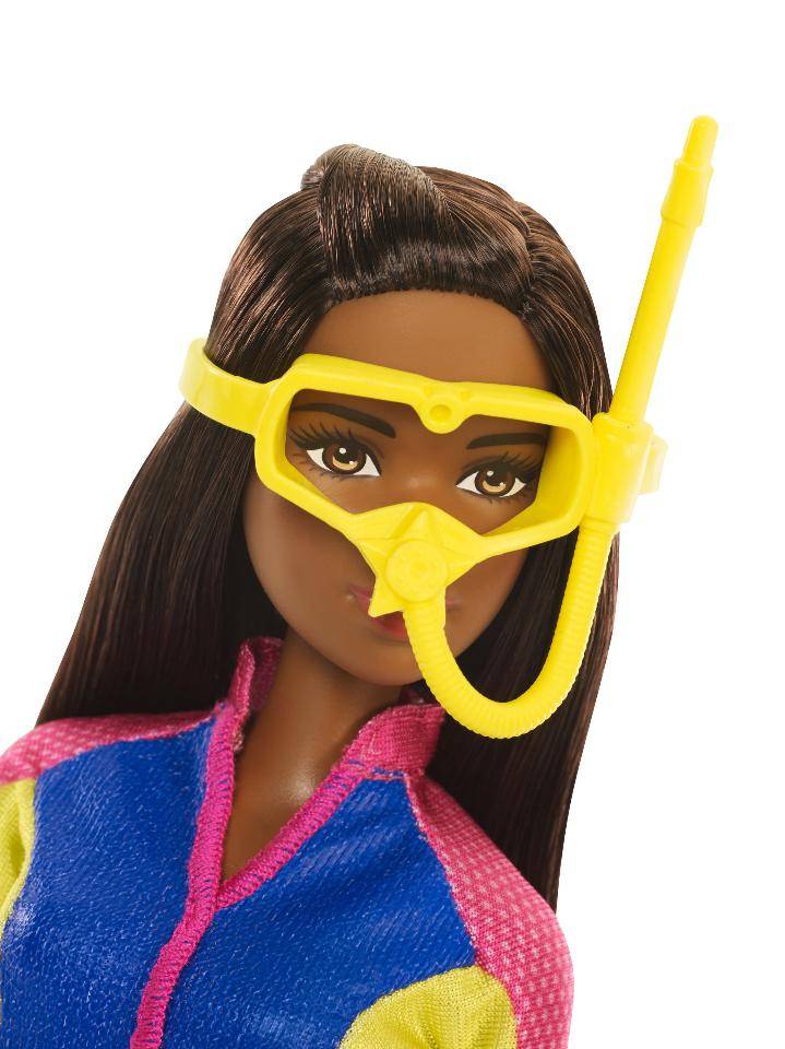 Barbie Dolphin Magic Snorkel Doll African American