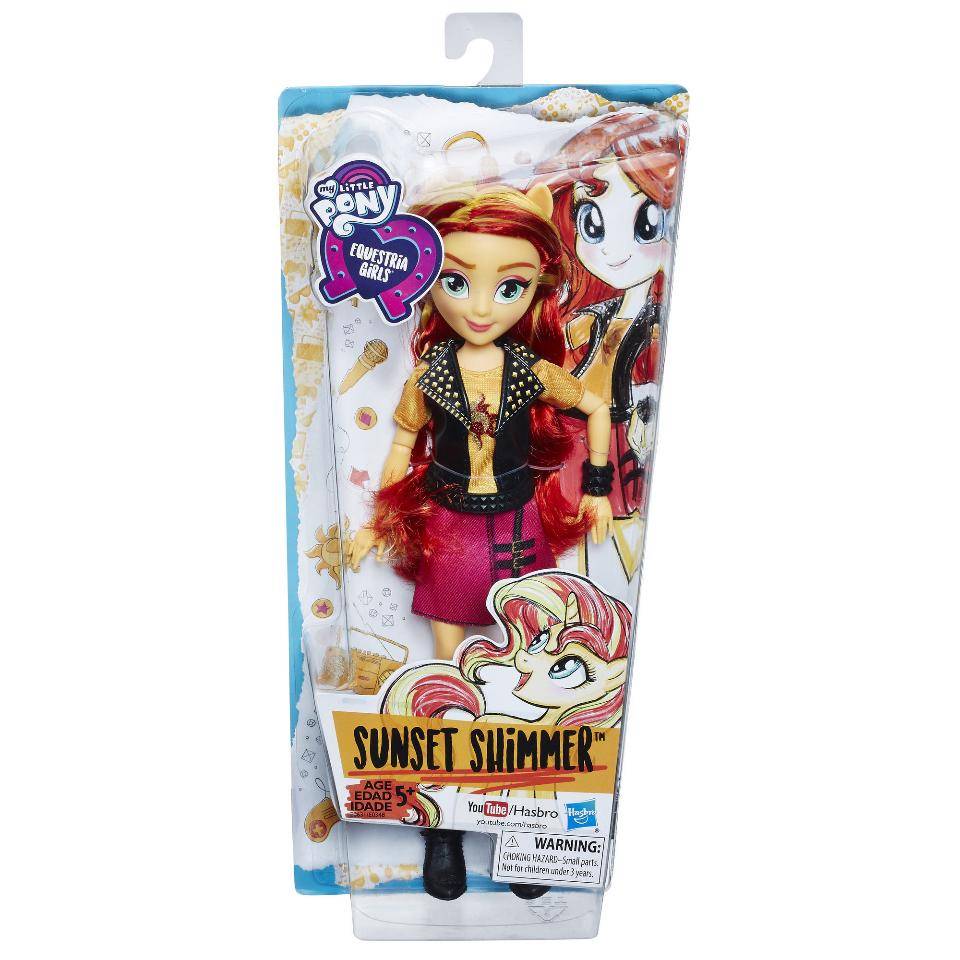 Sunset shimmer mini clearance doll