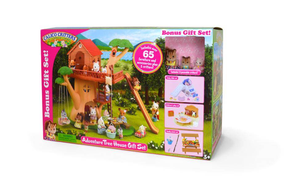 calico critters adventure treehouse gift set