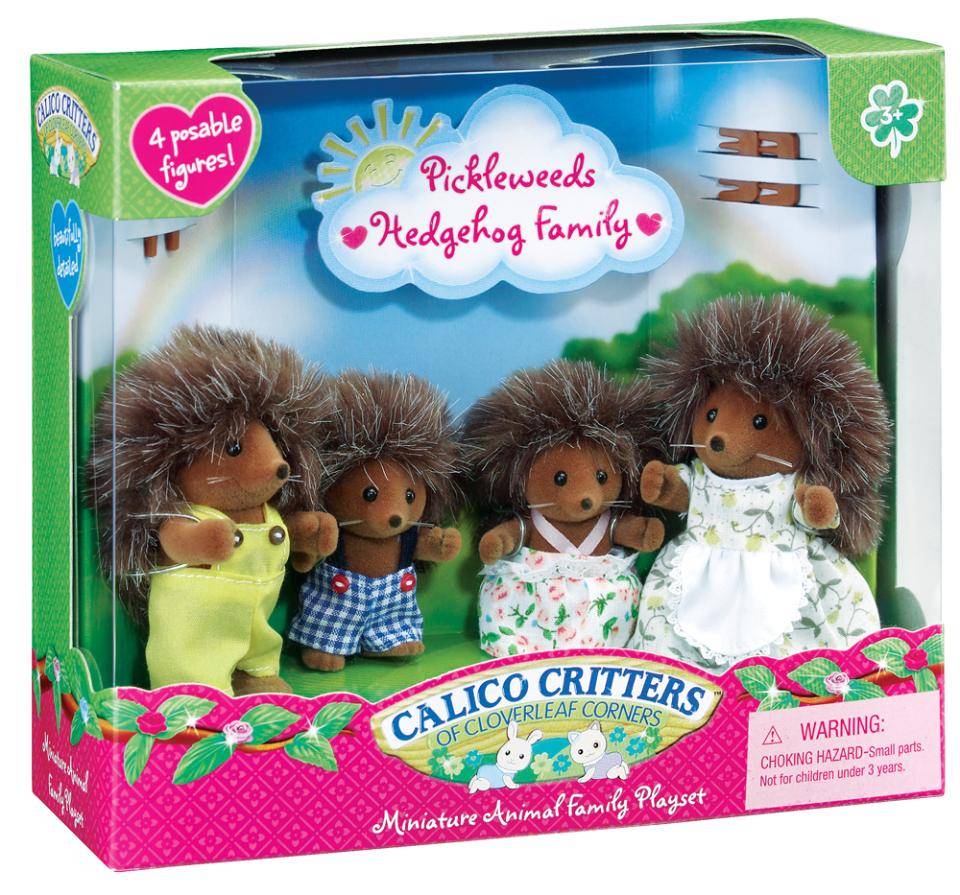 Calico Critters Pickleweeds Hedgehog Family | Играландия - интернет